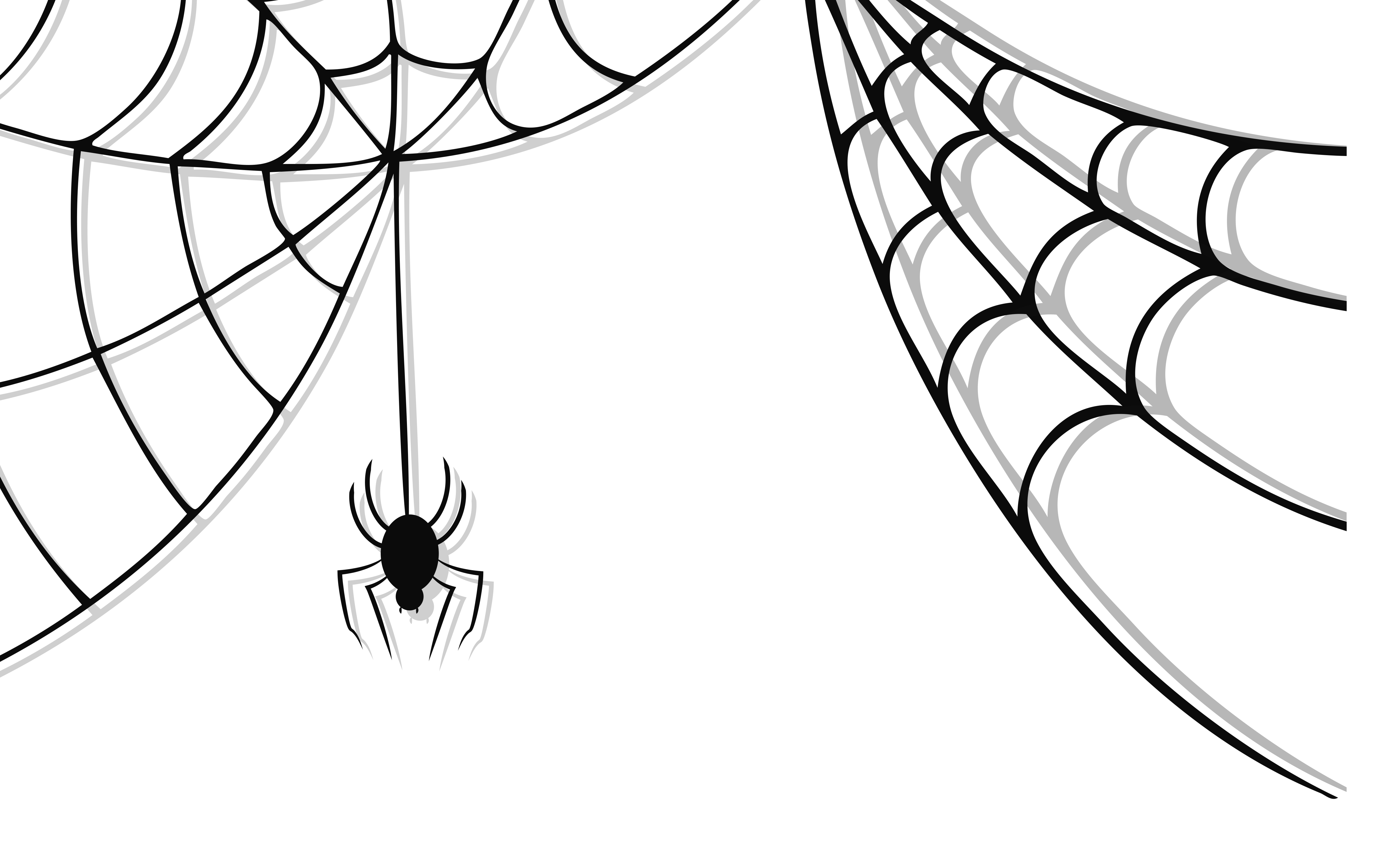 Halloween Spider Ghosts Wallpaper Ornaments PNG
