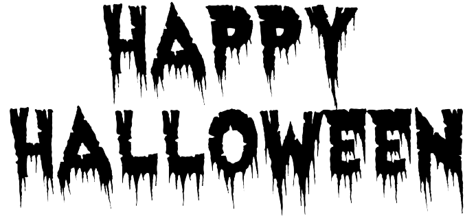 Happy Halloween Background Text PNG