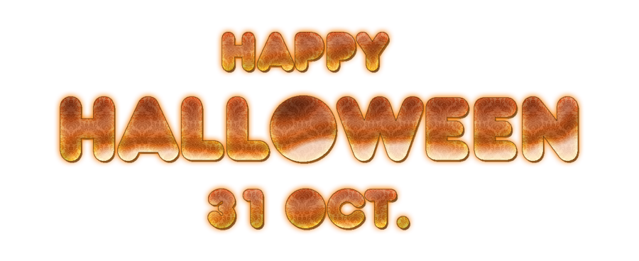 Text Happy Halloween PNG