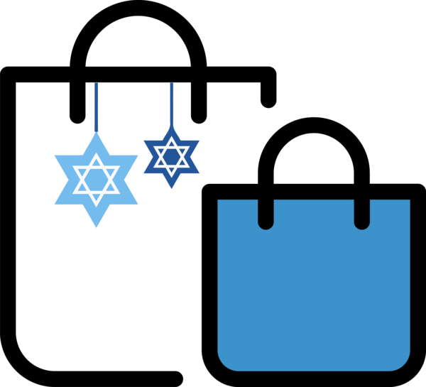 Luggage Happy Hanukkah For Handbag PNG