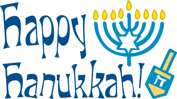 Happy Company Hanukkah Text Font PNG