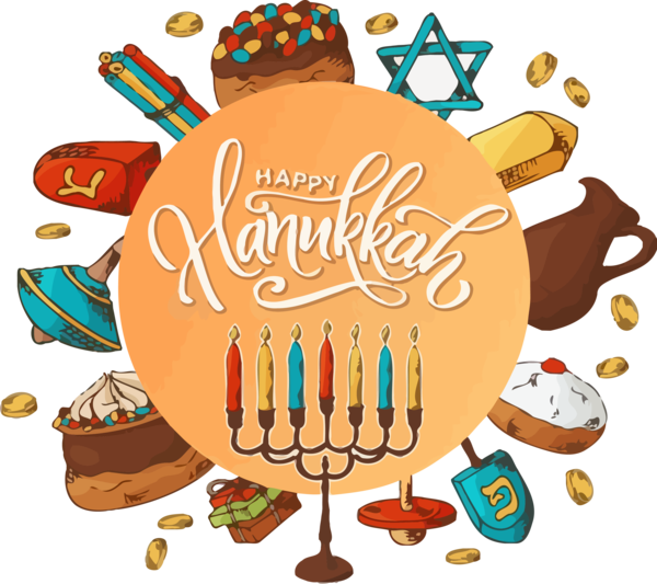 Hanukkah Happy Fireworks Celebrating For PNG