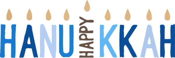 Hanukkah Logo Font For Line PNG