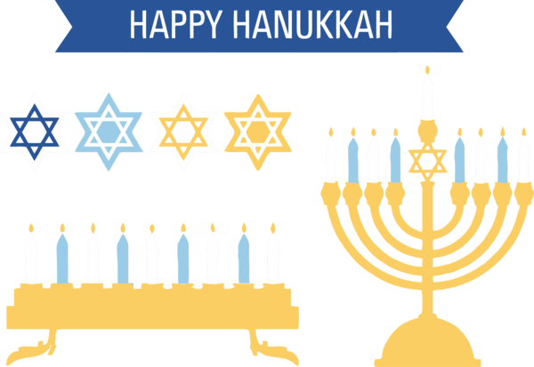 For Hanukkah Candle Holder Colors PNG
