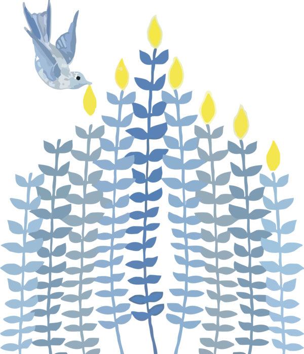 Line Hanukkah For Day Candle PNG