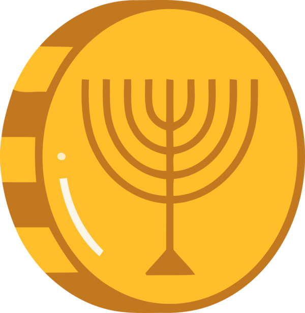 Hanukkah Themes Circle Happy Symbol PNG