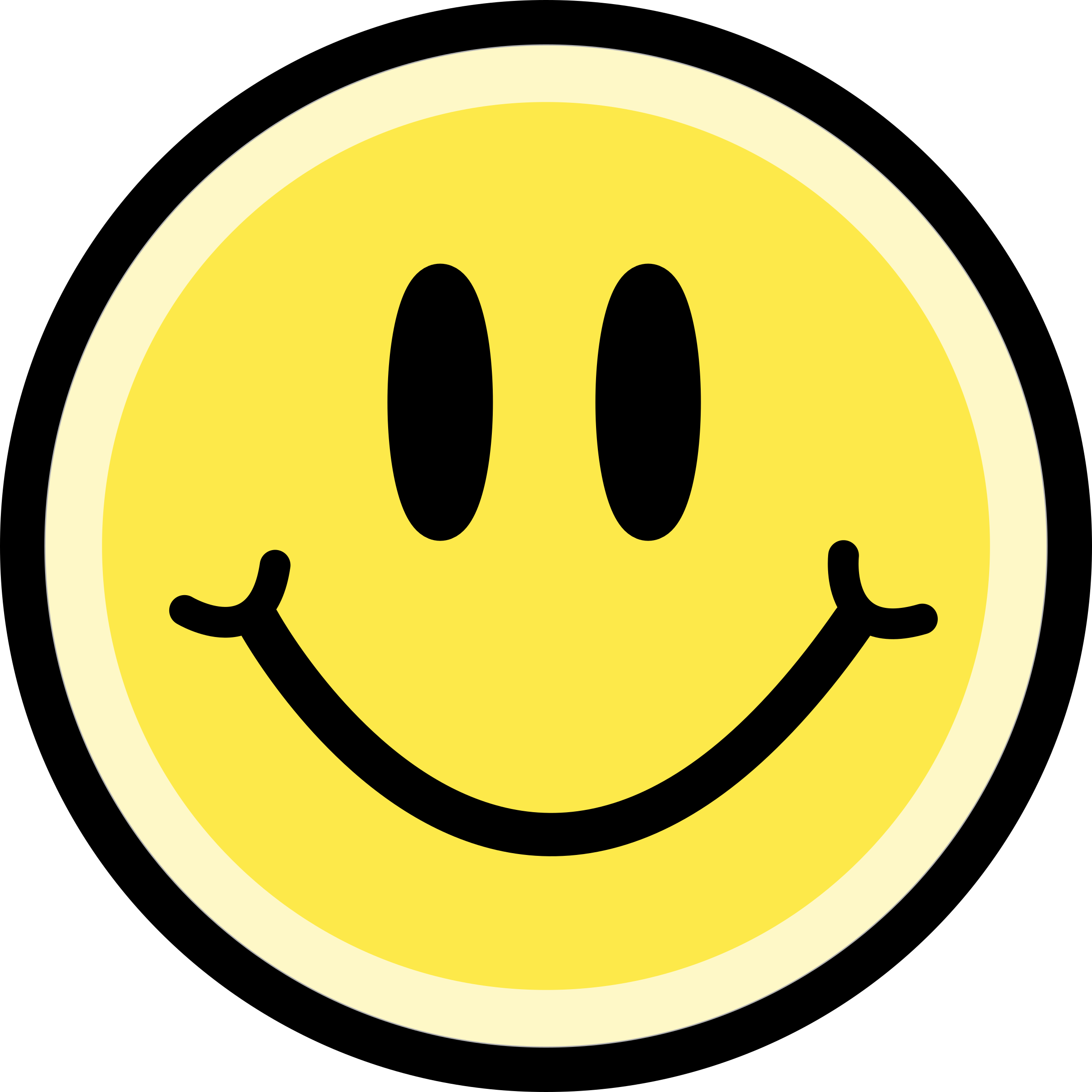 Happy Yellow Emoji Quality High PNG