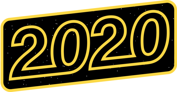 Text New Happy 2020 Font PNG