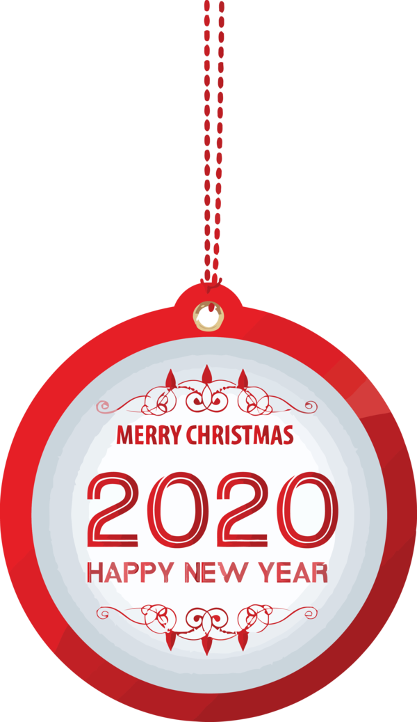 2020 Year Ornament Happy New PNG