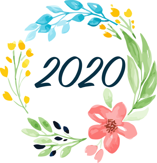 Cards Year 2020 Wildflower Flower PNG