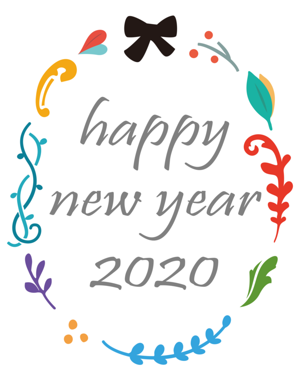Logo Year For 2020 Font PNG