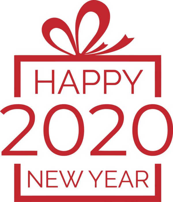 New Wishes Happy 2020 Logo PNG