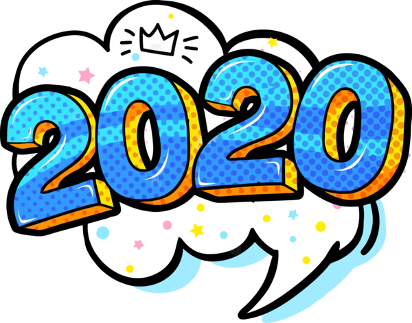 Year Ideas Text For 2020 PNG