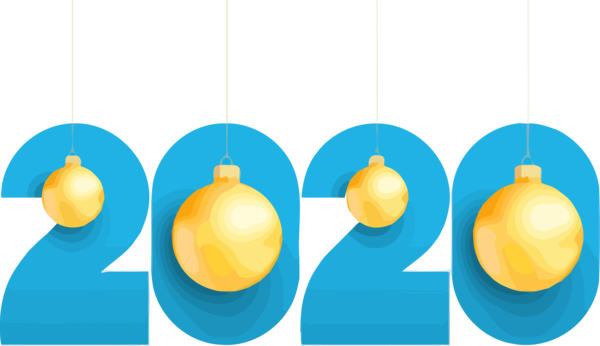 New Sphere Yellow Years Drop PNG