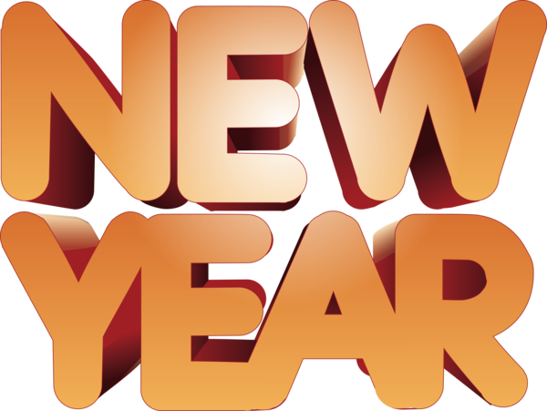 Happy Year Logo Font Text PNG