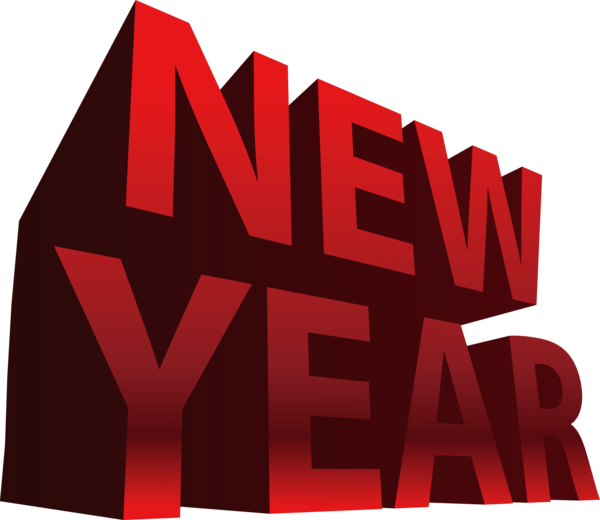 Red Font Logo Year 2020 PNG