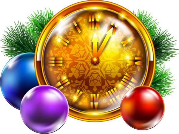 Clock Santa Claus For Goals PNG