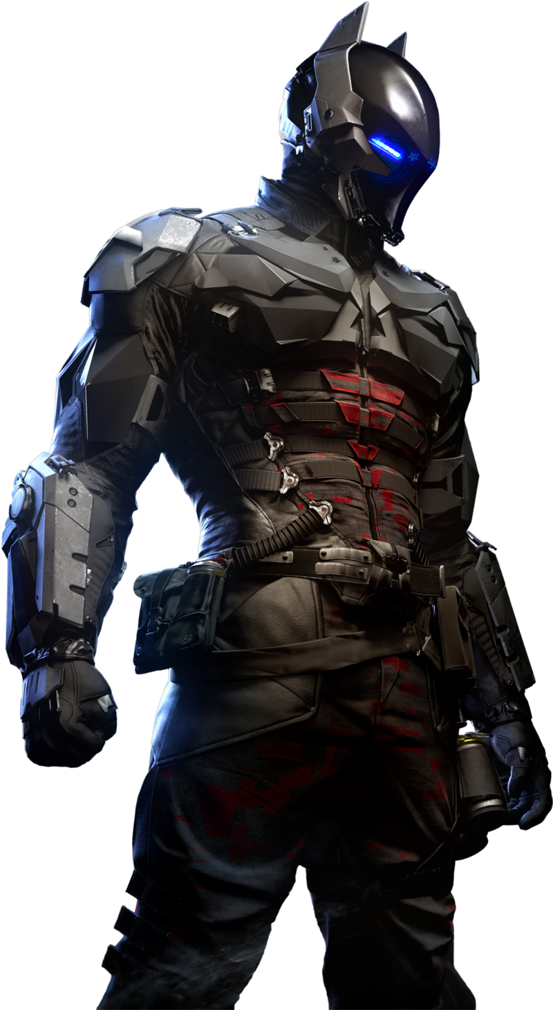 Rendering Knight Asylum Character Batman PNG