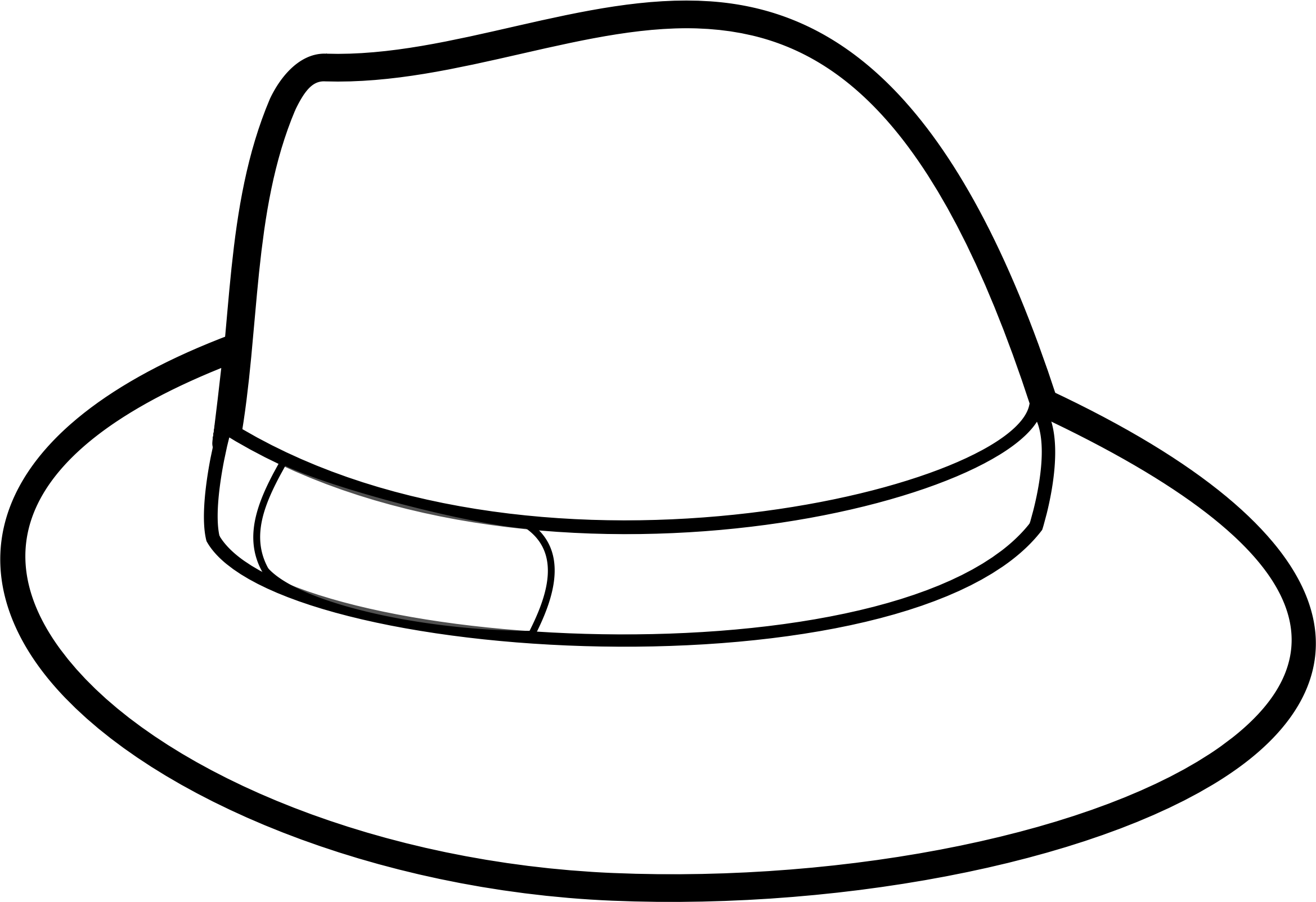 White Hat Vector Clothing PNG