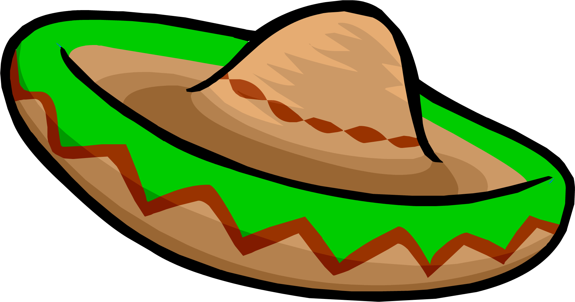 Leather Noodle Mexican Hat Sixteen PNG