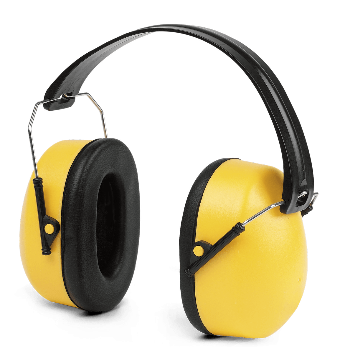 Device Compact Yellow Earmuffs Microphones PNG