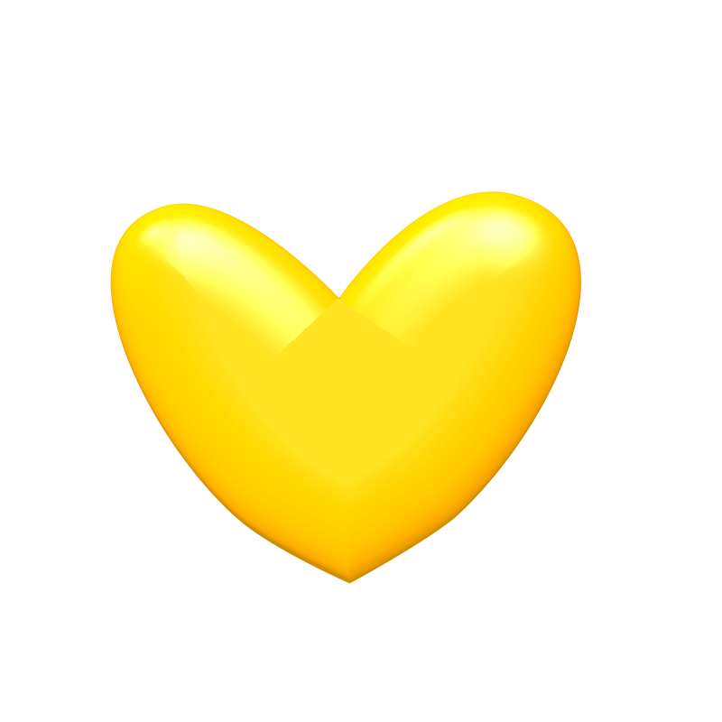 Yellow Nerve Heartbeat Heart Kernel PNG