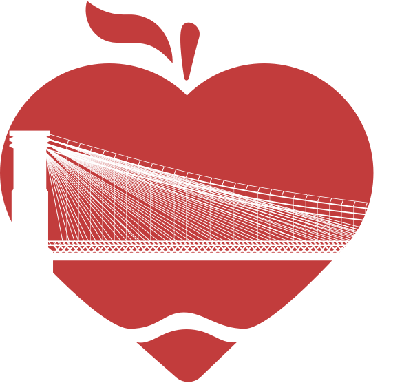 Pump Apple Heart Brooklyn Logo PNG