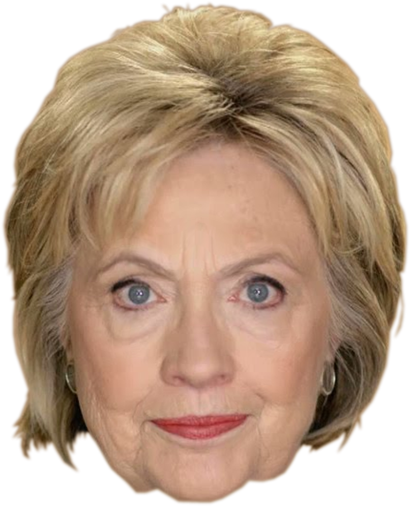People Hillary President Clinton Face PNG