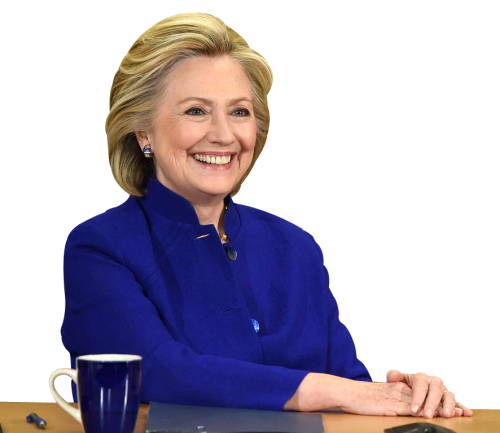 Clinton State Hillary Smiling People PNG