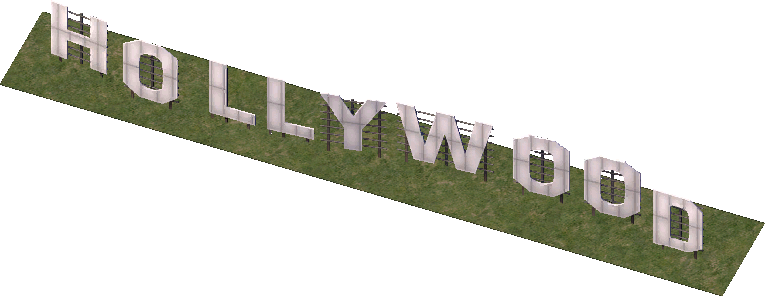 Sign Hollywood Family Signpost PNG