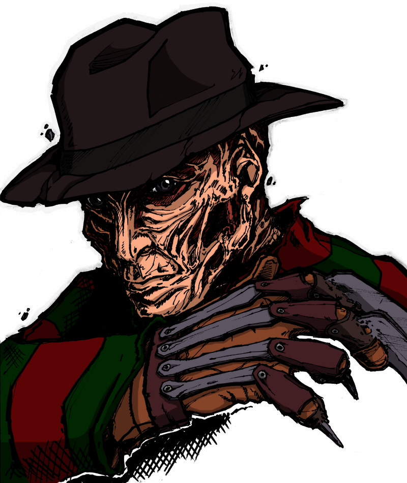 Slasher Freddy Jason Bloodiness Drawing PNG