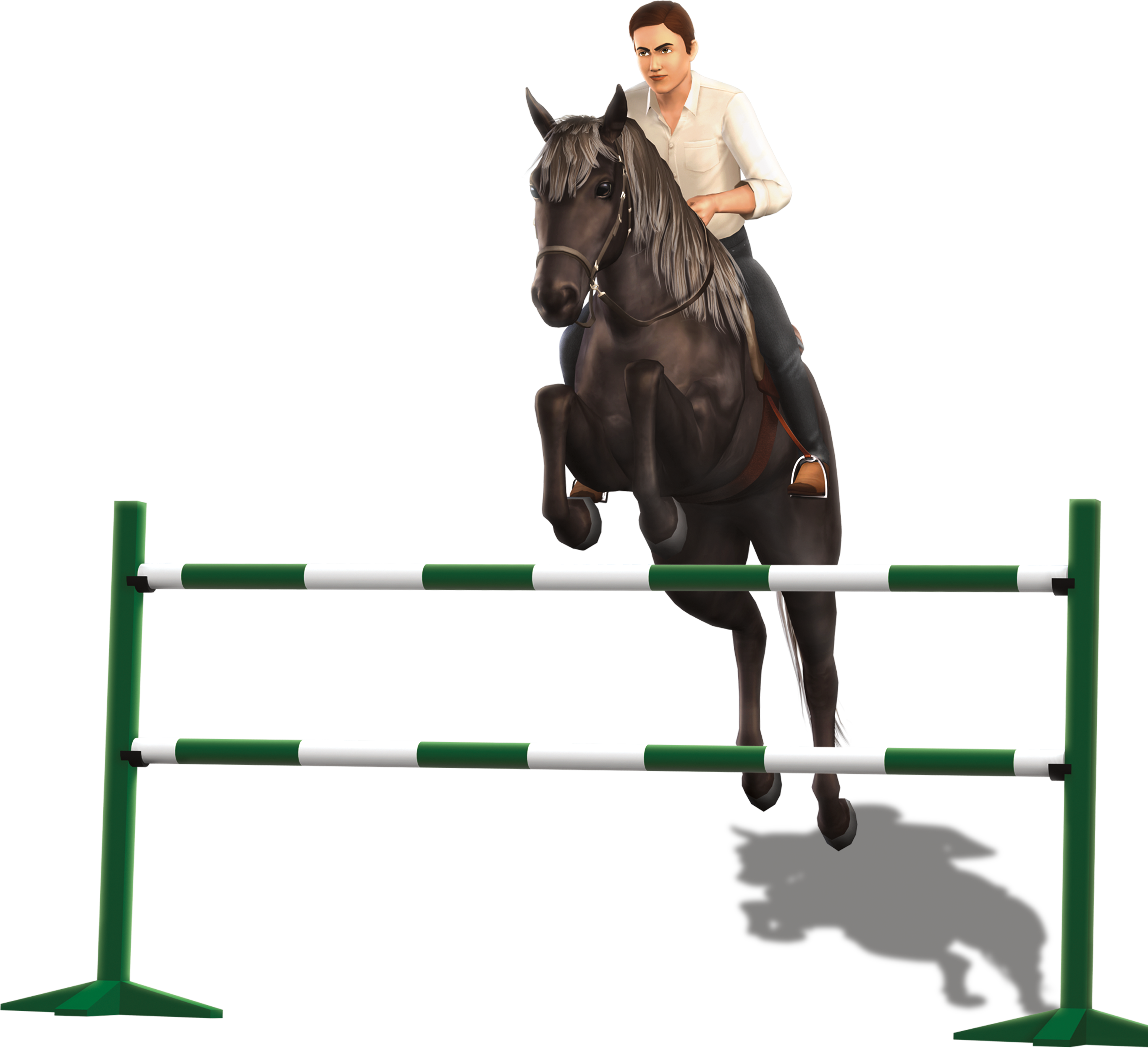 Sports Jumping Knight Horsey Cal PNG