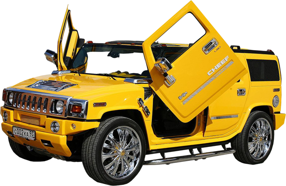 Hummer Yellow Transport PNG