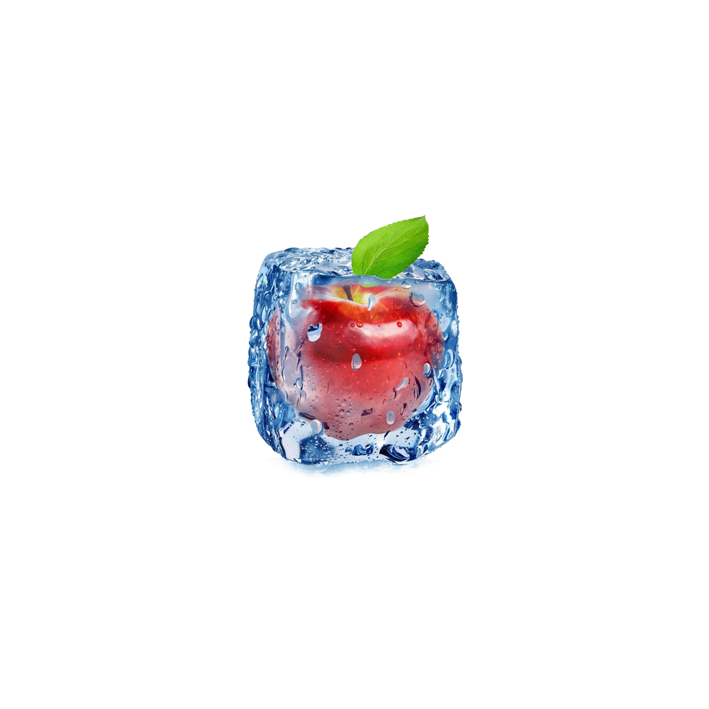 Cube Apple Produce Frozen Fruit PNG