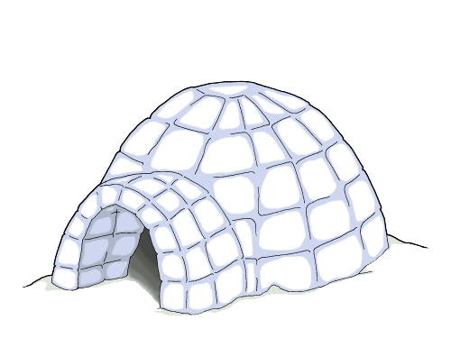 Lip Relax Hut Igloo Funny PNG