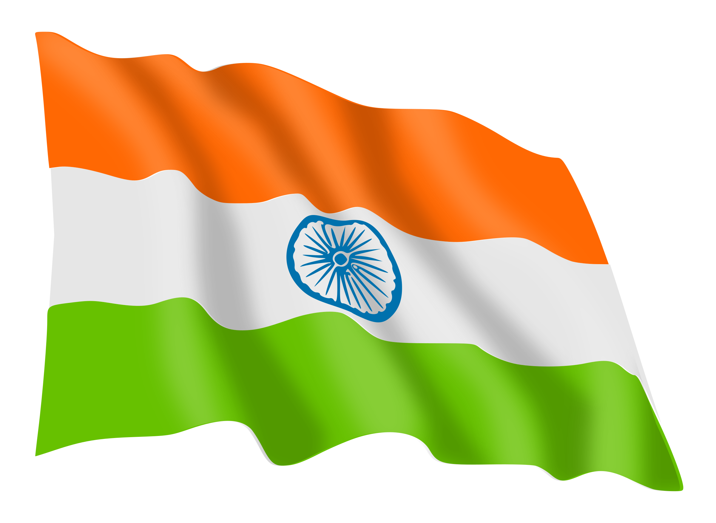 India Cachet French Flag PNG