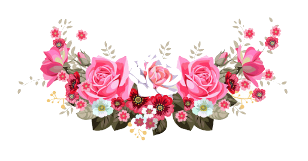 Tag Sepia Header Rose Floral PNG