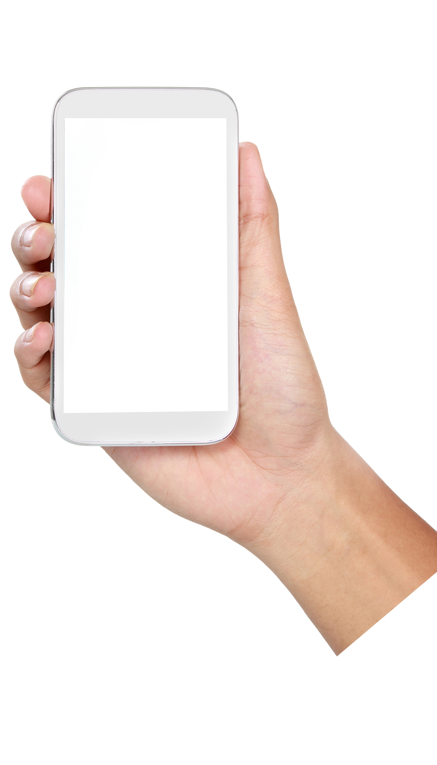 Tablet Mobile Holding App Square PNG
