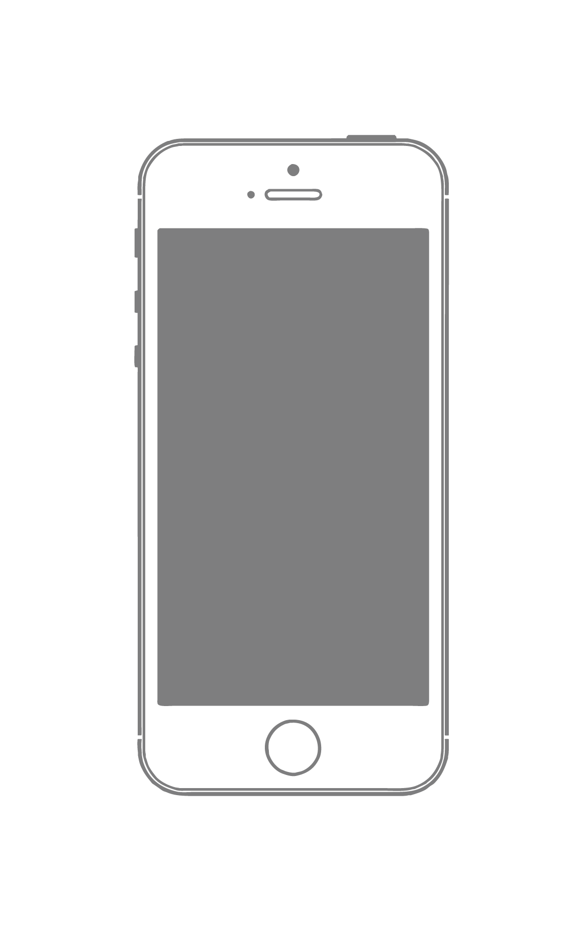 Clix Smartphone Material Frame White PNG