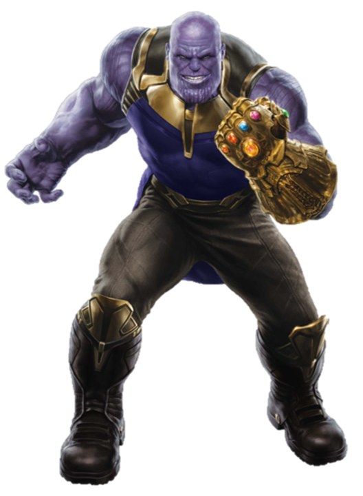 Avengers Hulk Thanos Figure Figurine PNG