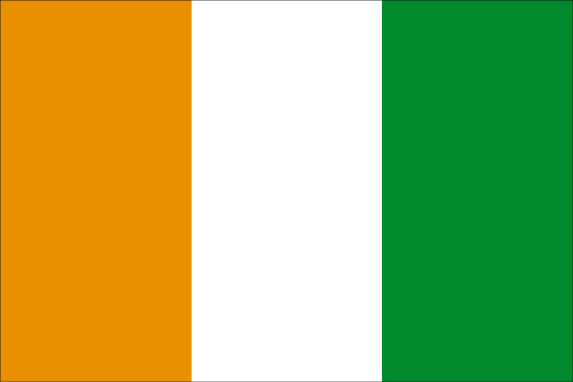 Ivory Coast Trust Flag Gemstones PNG