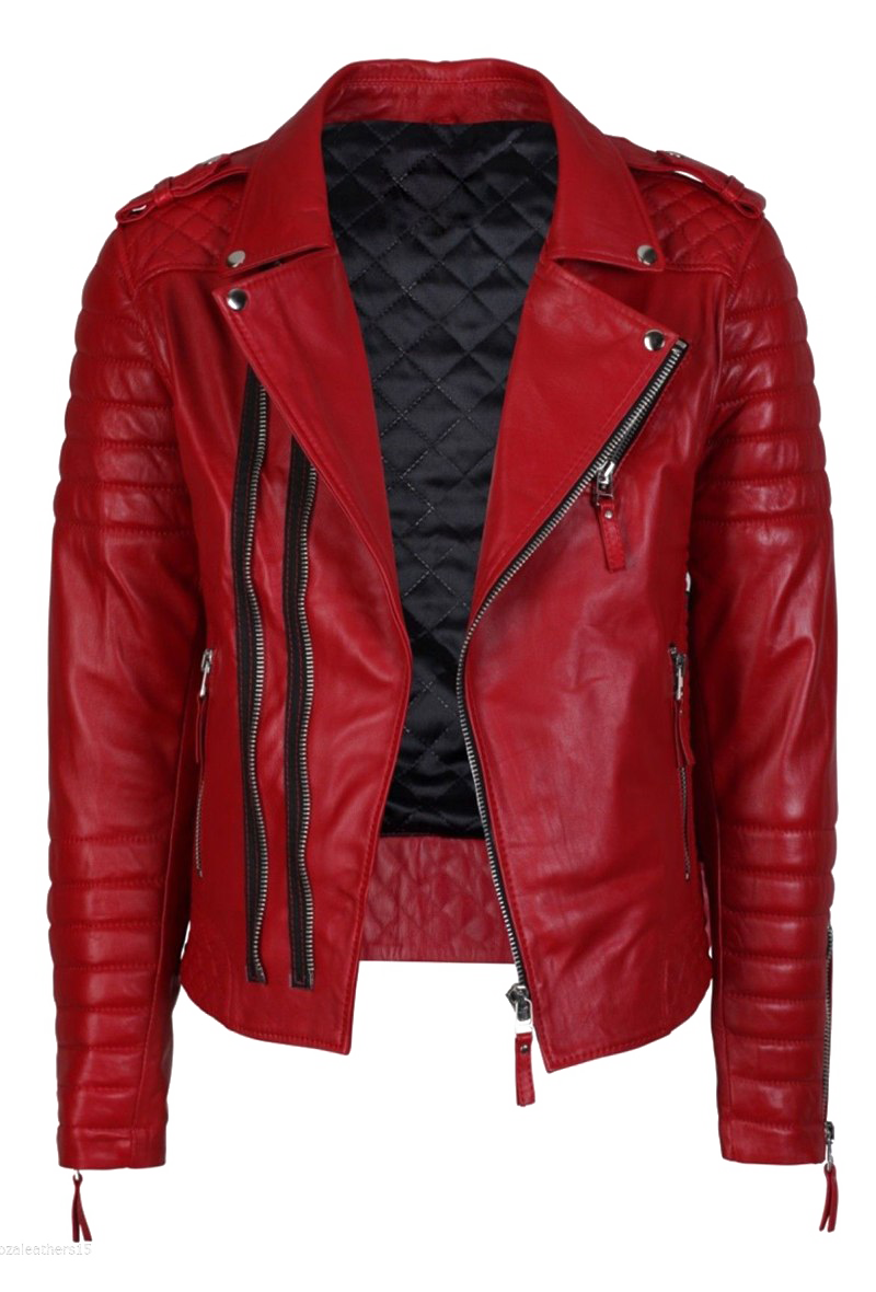 Sleeve Leather Clothing Dossier Red PNG