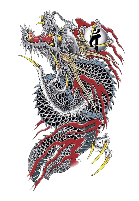 Tattoo Kazuma Irezumi Kiryu Dragon PNG