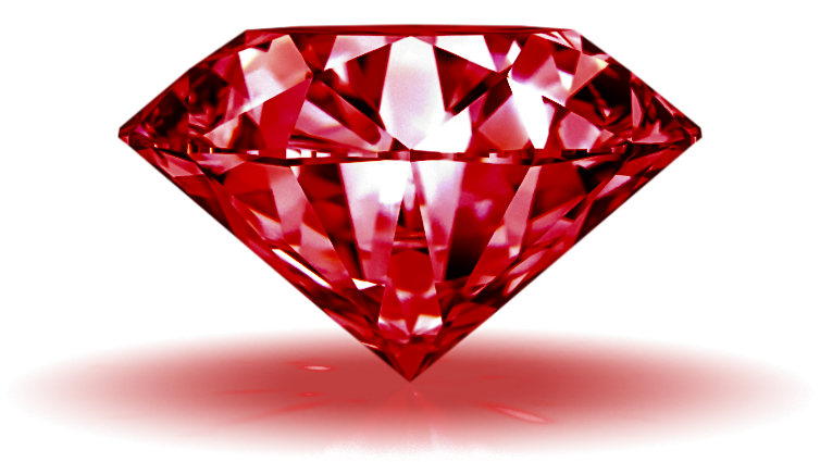 Diamond Ruby Bling Jewelry Adornment PNG