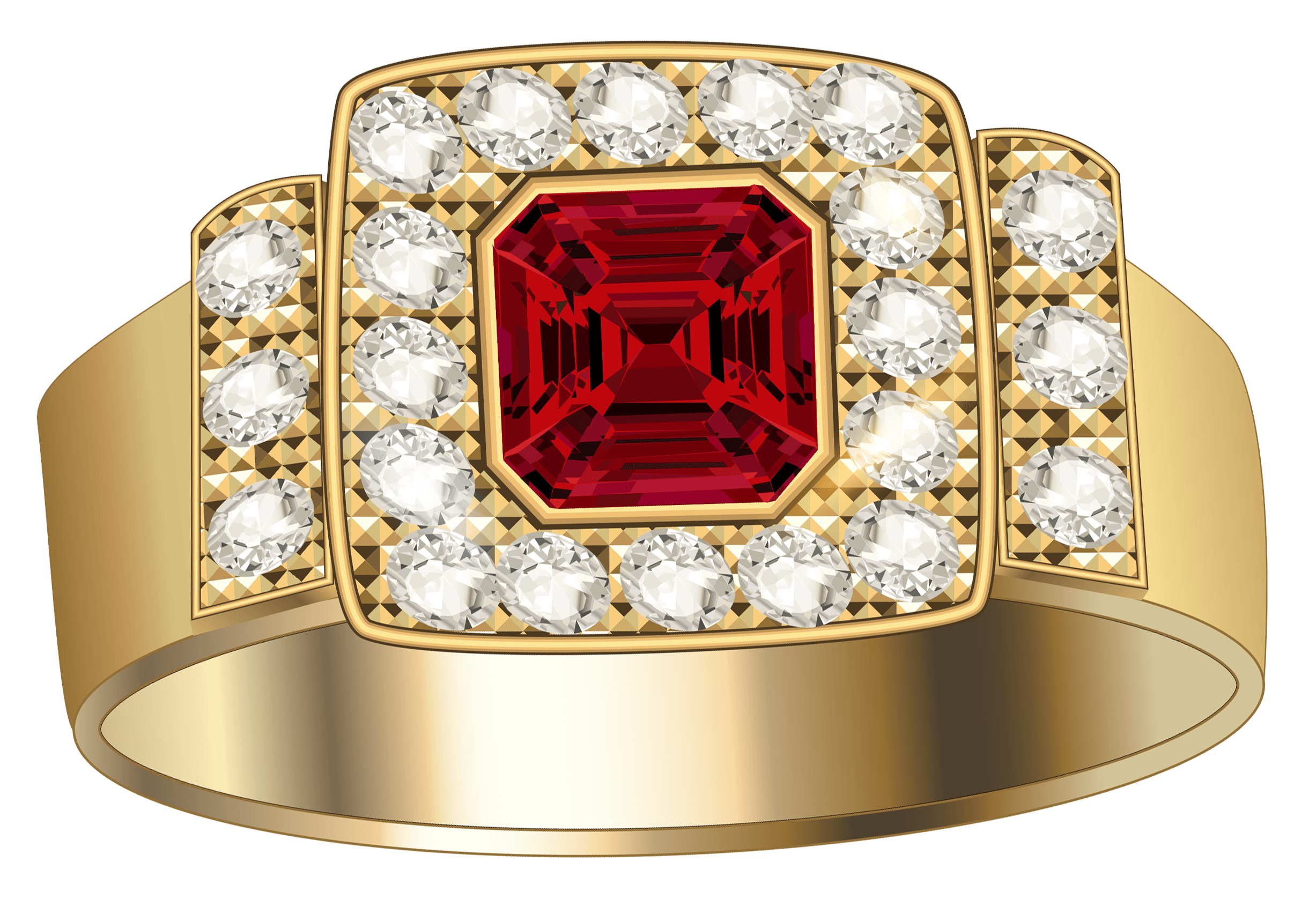 Trendy Diamond Gold Jeweler Gemstones PNG