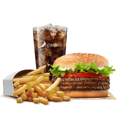 Whopper Cheeseburger Restaurant Package King PNG