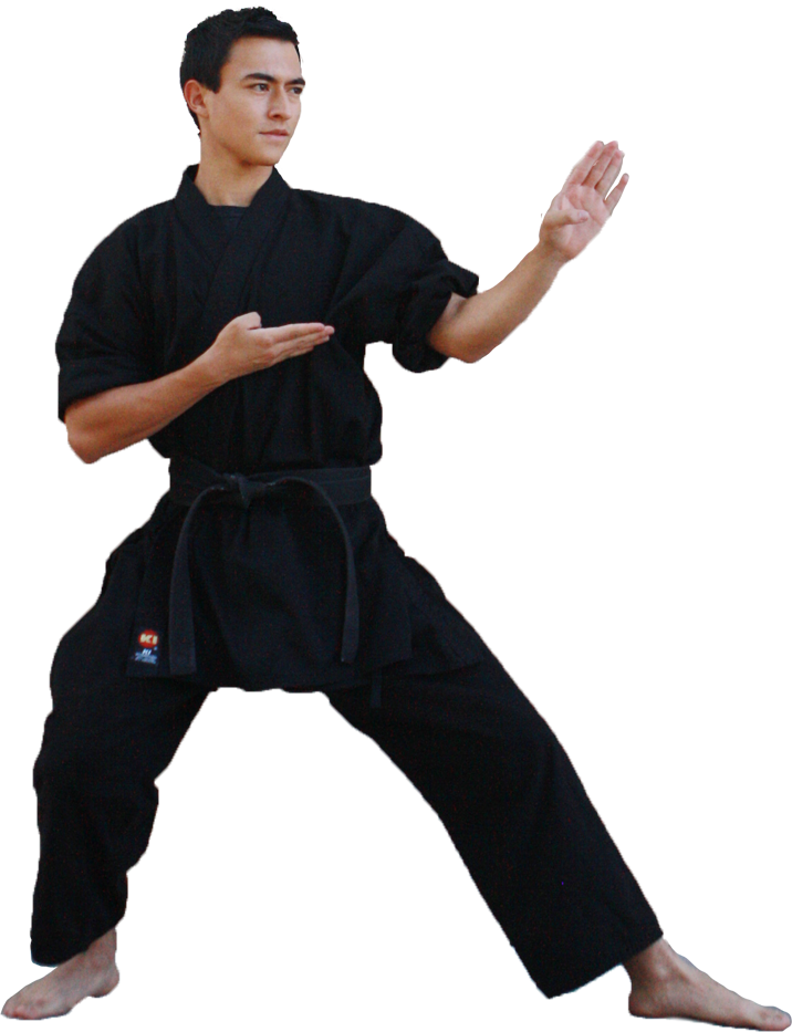 Karate Trapshooting Fighter Sports Black PNG