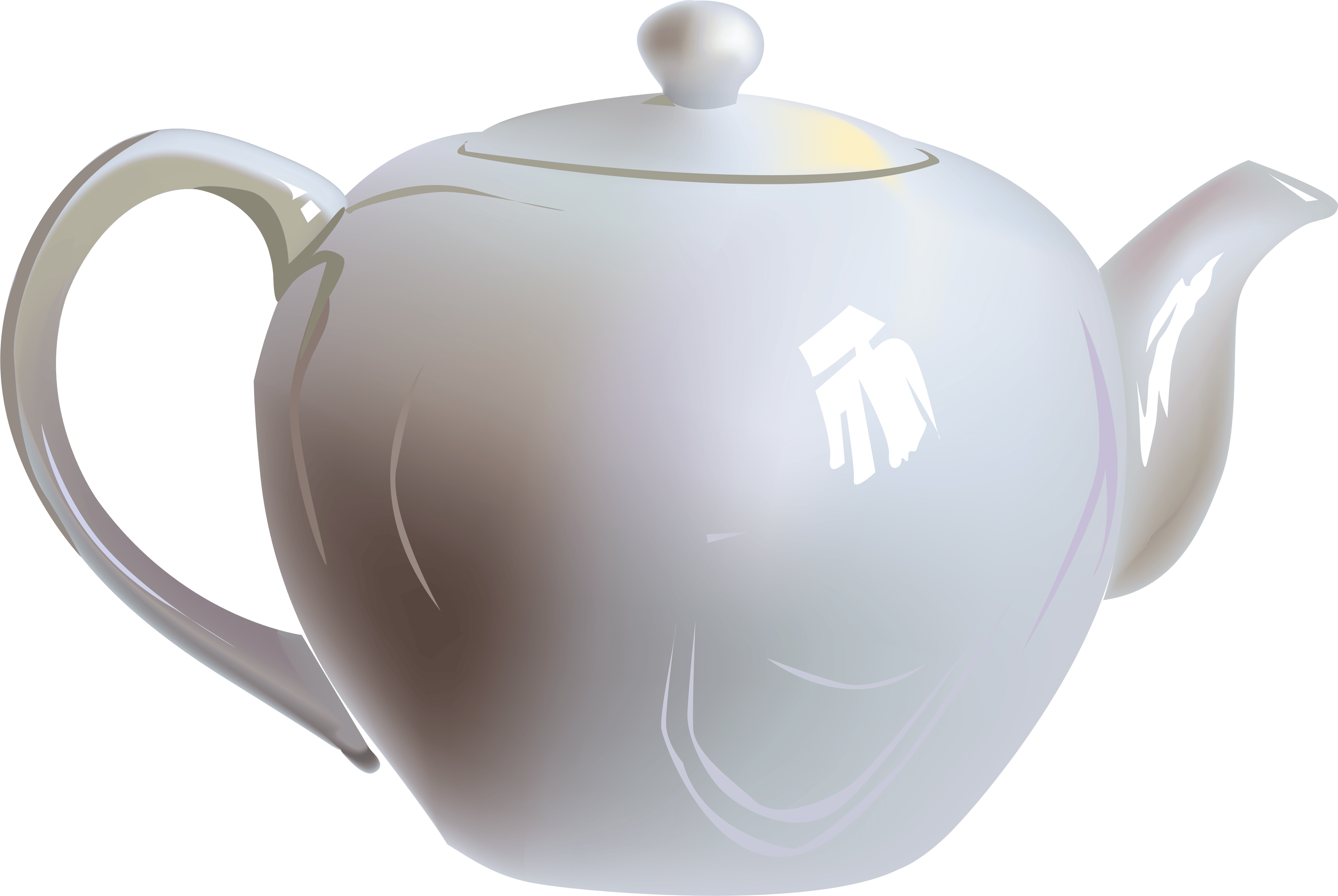 Slice Vintage Teapot Tea Porcelain PNG