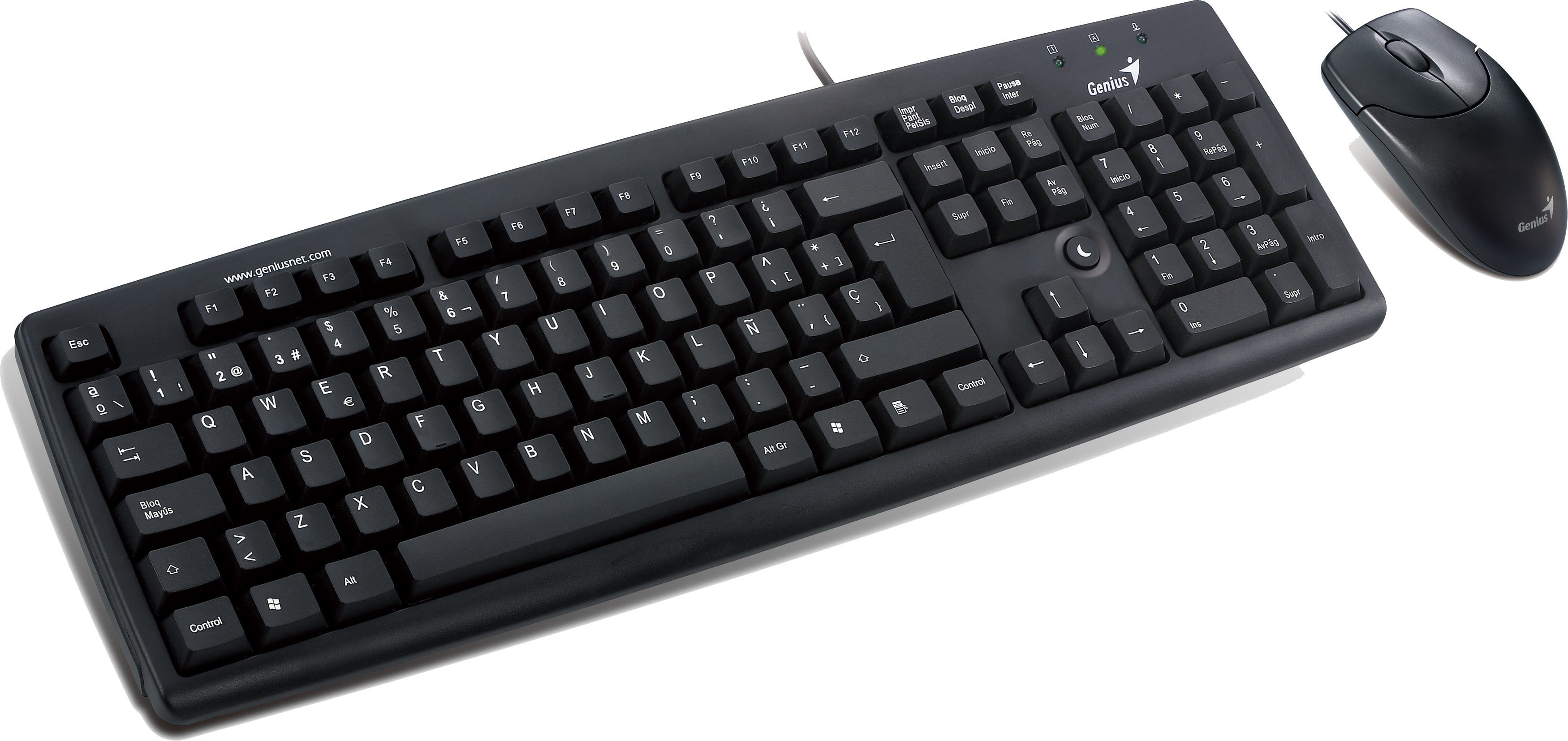 Black Keystroke Qwerty Speakerphone Keyboard PNG