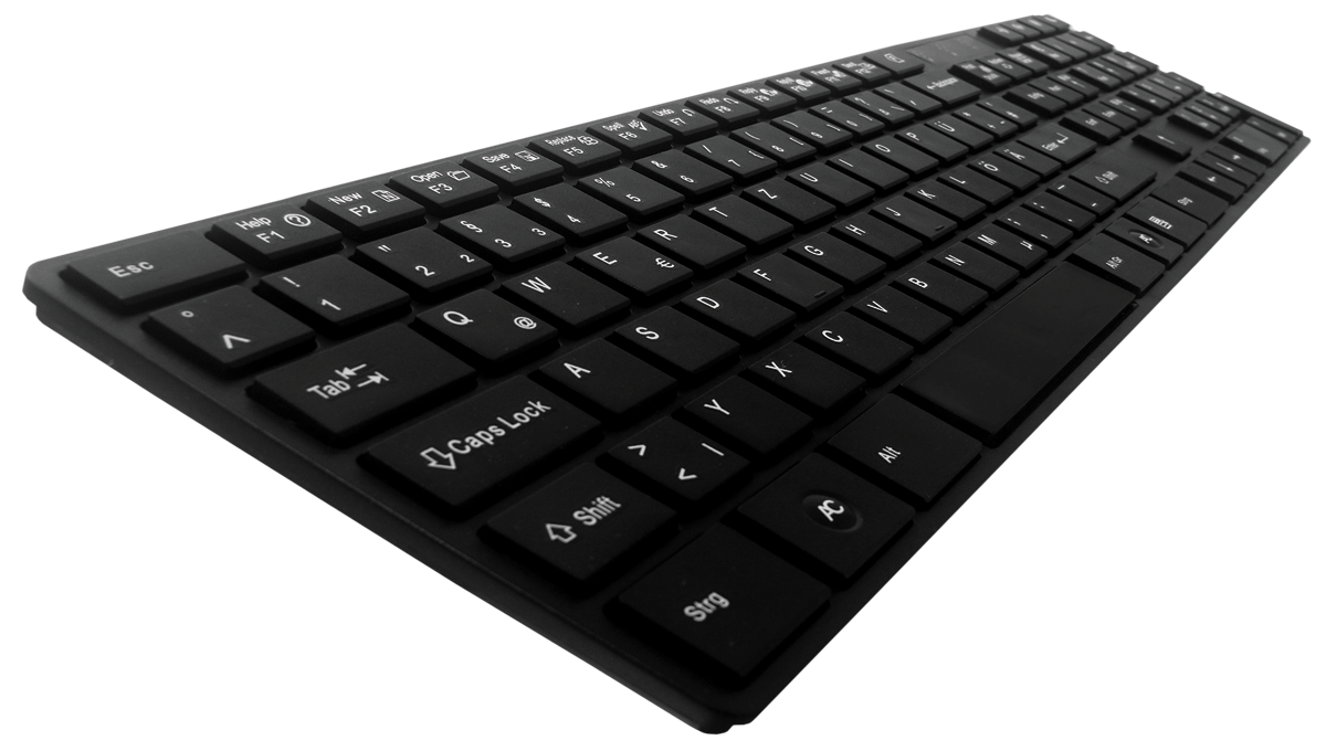 Black Electronics Keyboard Buttons Joystick PNG